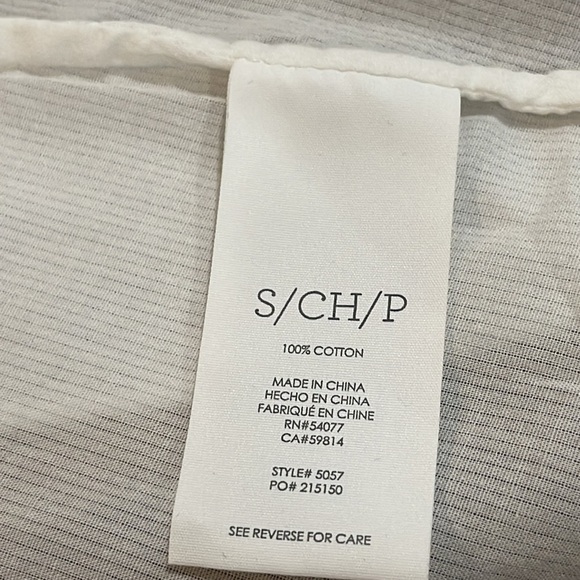 CAbi Women's Small Vacation Tunic Shirt White Long Sleeve  Button Down - Picture 12 of 16